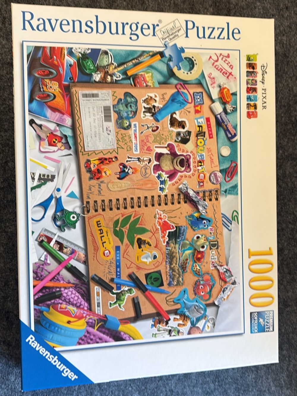 Ravensburger Puzzle with Blue, Red, Green, Yellow Artwork
